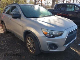 2013 Mitsubishi Outlander Sport LE with VIN 4A4AP5AU1DE017101, listed as a IAAI auction lot 41480829 with 157,672 mi miles. Bid and sale history available at carsss.com. Image 1.