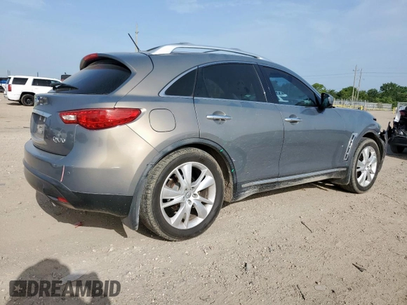 2013 Infiniti FX with VIN JN8CS1MW5DM172149, listed as a Copart auction lot 62589785 with 154,961 mi miles and Salvage title. Bid and sale history available at DreamBid. Image 3.