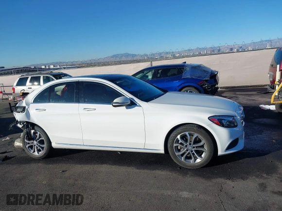 2016 Mercedes-Benz C 300 Luxury with VIN 55SWF4KB3GU117919, listed as a IAAI auction lot 41330346 with 92,810 mi miles and . Bid and sale history available at carsss.com. Image 14.