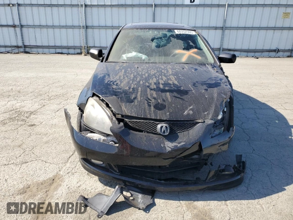 2005 Acura RSX with VIN JH4DC53815S005726, listed as a Copart auction lot 60352395 with 190,809 mi miles and Salvage title. Bid and sale history available at DreamBid. Image 5.
