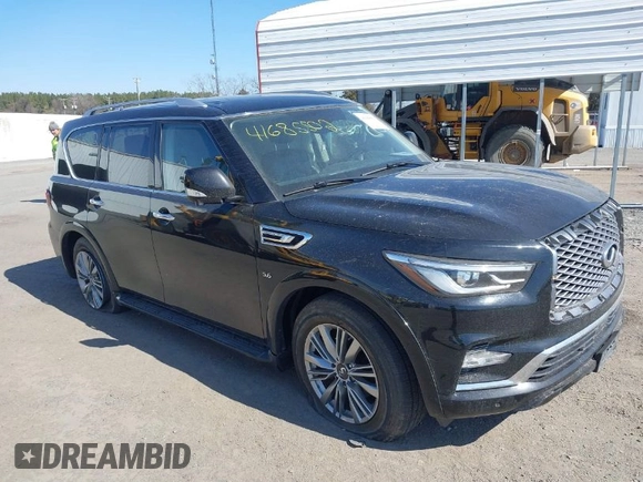 2018 Infiniti QX80 with VIN JN8AZ2NF7J9663781, listed as a IAAI auction lot 41685502 with 112,876 mi miles and . Bid and sale history available at DreamBid. Image 1.