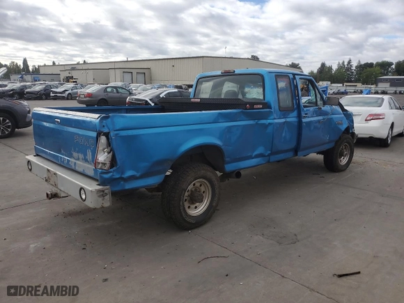 1995 Ford F-250 with VIN 1FTHX26F6SKB52006, listed as a Copart auction lot 69802024 with 0 mi miles and Salvage Title. Bid and sale history available at carsss.com. Image 3.
