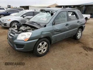 2009 Kia Sportage LX with VIN KNDJE723297575825, listed as a Copart auction lot 51069125 with 95,178 mi miles and Salvage Title. Bid and sale history available at carsss.com. Image 1.