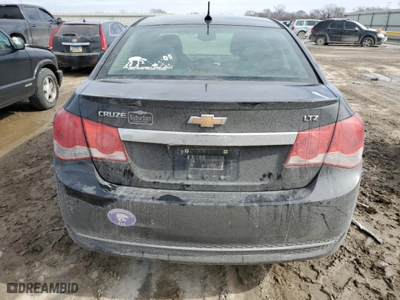 2011 Chevrolet Cruze LTZ with VIN 1G1PH5S97B7197350, listed as a Copart auction lot 45306105 with 136,171 mi miles and Salvage Title. Bid and sale history available at carsss.com. Image 6.