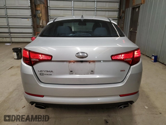 2013 Kia Optima LX with VIN KNAGM4A79D5394819, listed as a Copart auction lot 50820545 with 107,906 mi miles and Salvage Title. Bid and sale history available at DreamBid. Image 6.