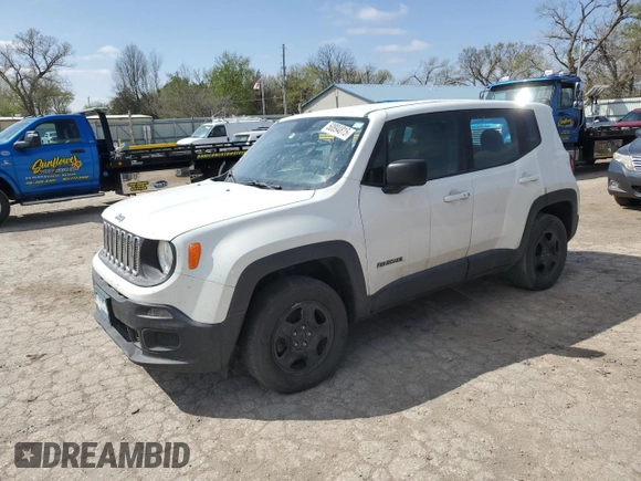 2017 Jeep Renegade Sport с VIN ZACCJBAB7HPE74460, выставлен на аукционе Copart как лот 50894815 с пробегом 187 482 миль миль и Списание • Salvage title. История ставок и продаж доступна на DreamBid. Изображение 1.