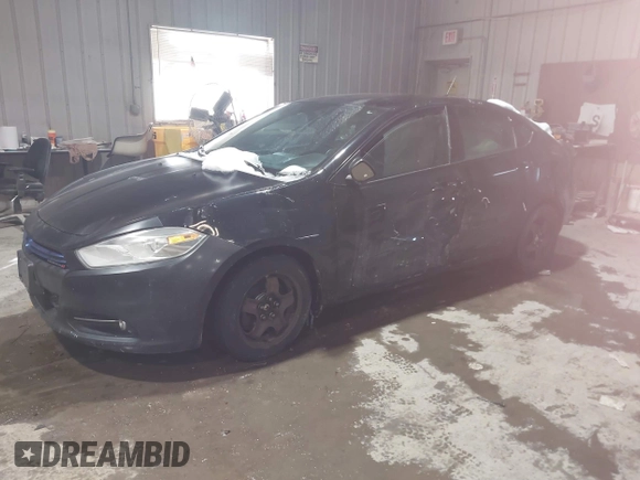 2013 Dodge Dart SXT with VIN 1C3CDFBAXDD342164, listed as a IAAI auction lot 41615218 with 122,243 mi miles. Bid and sale history available at carsss.com. Image 2.