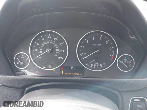 2016 BMW 3 Series 320i with VIN WBA8A9C52GK617133, listed as a IAAI auction lot 42029140 with 59,113 mi miles. Bid and sale history available at carsss.com. Image 7.