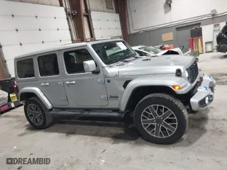 2024 Jeep Wrangler 4xe High Altitude with VIN 1C4RJXU6XRW218114, listed as a IAAI auction lot 41519843 with 17,317 mi miles. Bid and sale history available at carsss.com. Image 13.