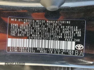 2014 Toyota Corolla L z VIN 5YFBURHE3EP162543, wystawiony jako Copart lot #59637215 z przebiegiem 157 575 mil mil oraz Szkoda całkowita • Salvage title. Historia ofert i sprzedaży dostępna na DreamBid. Obrazek 12.