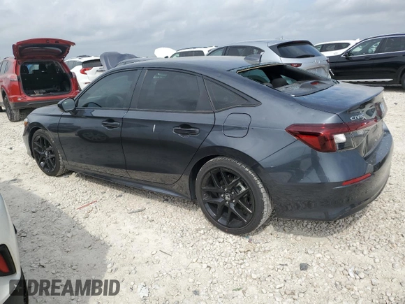 2025 Honda Civic Sport z VIN 2HGFE2F58SH504628, wystawiony jako Copart lot #49926395 z przebiegiem 4 760 mil mil oraz Czysty tytuł • Clean title. Historia ofert i sprzedaży dostępna na DreamBid. Obrazek 2.