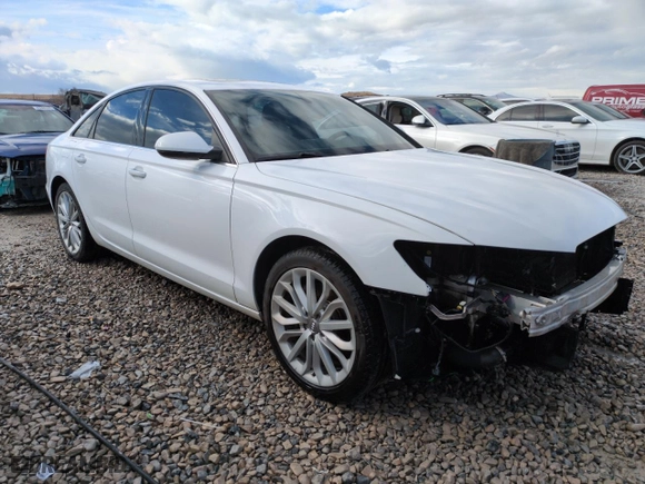 2014 Audi A6 2.0T Premium Plus with VIN WAUGFAFC1EN049090, listed as a Copart auction lot 45419945 with 154,062 mi miles and Salvage Title. Bid and sale history available at carsss.com. Image 4.