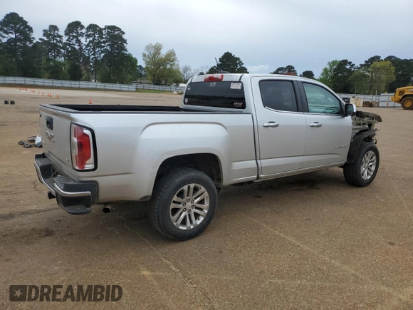 2015 GMC Canyon 2WD SLT with VIN 1GTG5CE32F1126691, listed as a Copart auction lot 51075015 with 111,400 mi miles and Salvage Title. Bid and sale history available at carsss.com. Image 3.