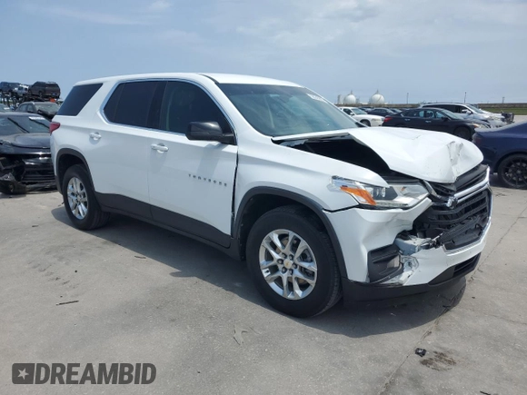 2021 Chevrolet Traverse LS с VIN 1GNERFKW6MJ164585, выставлен на аукционе Copart как лот 58245825 с пробегом 48 125 миль миль и Списание • Salvage title. История ставок и продаж доступна на DreamBid. Изображение 4.