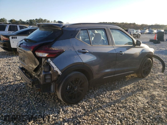 2023 Nissan Kicks SR with VIN 3N1CP5DV3PL493135, listed as a Copart auction lot 50058435 with 40,409 mi miles and Salvage Title. Bid and sale history available at carsss.com. Image 3.