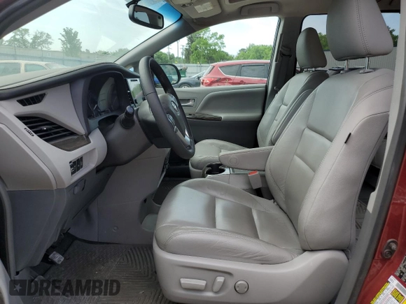 2016 Toyota Sienna XLE with VIN 5TDYK3DC4GS734554, listed as a Copart auction lot 54354815 with 58,506 mi miles and Salvage Title. Bid and sale history available at DreamBid. Image 7.