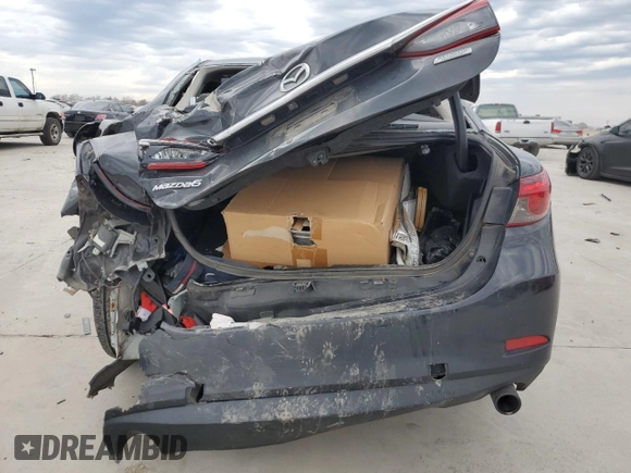 2017 Mazda Mazda6 Touring with VIN JM1GL1V53H1105492, listed as a Copart auction lot 89200735 with 0 mi miles and Salvage Title. Bid and sale history available at carsss.com. Image 6.