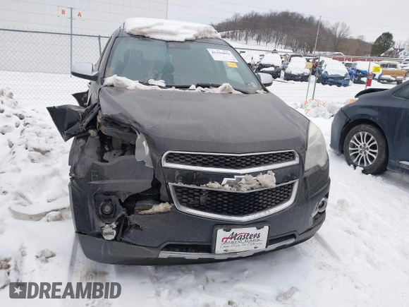 2014 Chevrolet Equinox LTZ with VIN 2GNFLHE39E6350753, listed as a IAAI auction lot 41356892 with 128,410 mi miles. Bid and sale history available at carsss.com. Image 12.