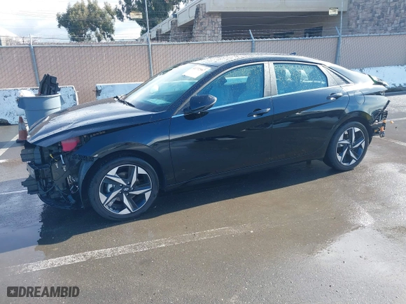2023 Hyundai Elantra Hybrid Limited with VIN KMHLN4AJ4PU080978, listed as a IAAI auction lot 41772967 with 9,874 mi miles. Bid and sale history available at carsss.com. Image 19.