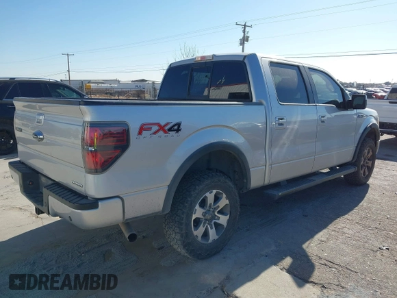 2013 Ford F-150 XL with VIN 1FTFW1EF7DKD80430, listed as a IAAI auction lot 41116782 with 259,012 mi miles. Bid and sale history available at carsss.com. Image 4.