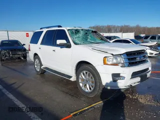 2016 Ford Expedition Limited with VIN 1FMJU2ATXGEF33057, listed as a IAAI auction lot 41103537 with 157,514 mi miles and . Bid and sale history available at DreamBid. Image 1.