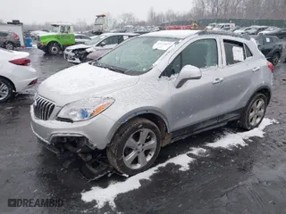 2016 Buick Encore Leather with VIN KL4CJGSB9GB599751, listed as a IAAI auction lot 41150011 with 91,200 mi miles. Bid and sale history available at carsss.com. Image 2.