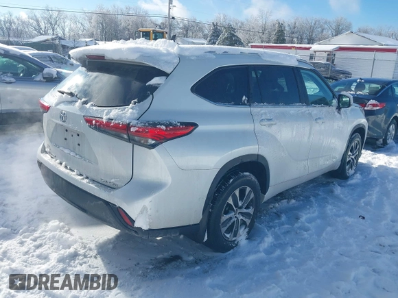 2023 Toyota Highlander L with VIN 5TDKDRBH5PS008770, listed as a IAAI auction lot 41287960 with 26,822 mi miles and . Bid and sale history available at DreamBid. Image 4.