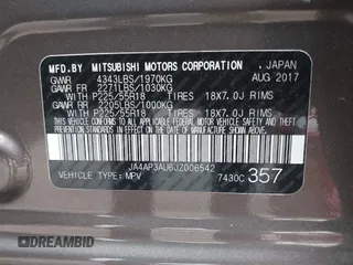 2018 Mitsubishi Outlander ES z VIN JA4AP3AU6JZ006542, wystawiony jako IAAI lot #42253505 z przebiegiem 109 722 mil mil oraz . Historia ofert i sprzedaży dostępna na DreamBid. Obrazek 9.