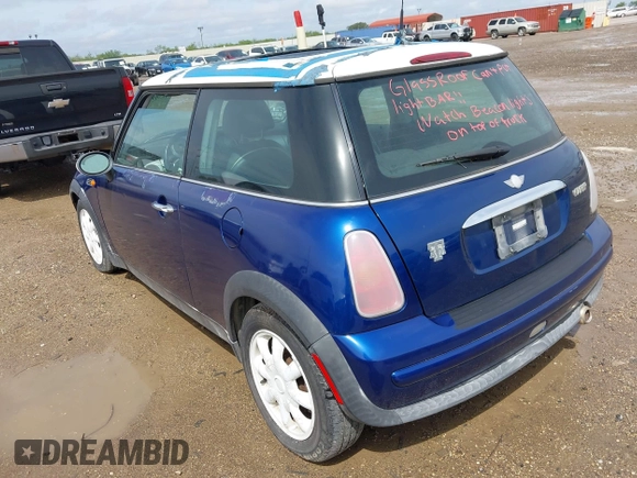 2004 MINI Hardtop with VIN WMWRC33474TJ60134, listed as a IAAI auction lot 42389410 with 183,452 mi miles and . Bid and sale history available at DreamBid. Image 3.
