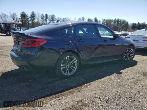 2019 BMW 6 Series 640i xDrive with VIN WBAJV6C56KBK08937, listed as a Copart auction lot 50201275 with 9,000 mi miles and Salvage Title. Bid and sale history available at carsss.com. Image 3.