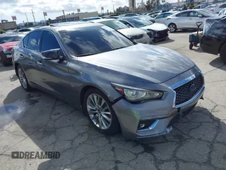 2019 Infiniti Q50 Luxe z VIN JN1EV7APXKM512617, wystawiony jako IAAI lot #41517907 z przebiegiem 46 619 mil mil oraz . Historia ofert i sprzedaży dostępna na DreamBid. Obrazek 1.