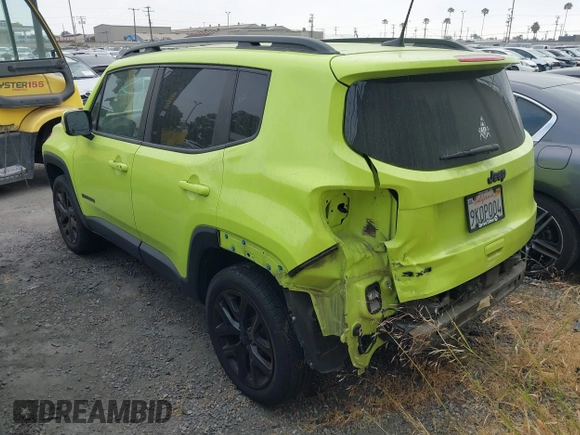 2018 Jeep Renegade Latitude with VIN ZACCJBBB1JPH86908, listed as a IAAI auction lot 42290840 with 82,517 mi miles and . Bid and sale history available at DreamBid. Image 3.