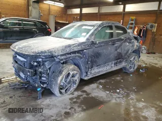 2024 Hyundai Kona N Line z VIN KM8HACA34RU045518, wystawiony jako Copart lot #49035375 z przebiegiem 25 012 mil mil oraz Szkoda całkowita • Salvage title. Historia ofert i sprzedaży dostępna na DreamBid. Obrazek 1.