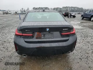 2025 BMW 3 Series 330i xDrive with VIN 3MW89CW02S8F06050, listed as a Copart auction lot 41817495 with 1,709 mi miles and Salvage Title. Bid and sale history available at carsss.com. Image 6.