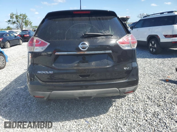 2016 Nissan Rogue SV with VIN KNMAT2MT7GP662915, listed as a Copart auction lot 51901305 with 169,129 mi miles and Salvage Title. Bid and sale history available at DreamBid. Image 6.