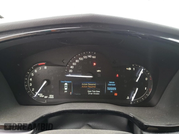 2019 Cadillac XT5 Luxury AWD with VIN 1GYKNDRS7KZ171794, listed as a Copart auction lot 55485335 with 52,229 mi miles and Salvage Title. Bid and sale history available at carsss.com. Image 9.