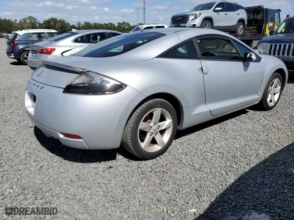 2007 Mitsubishi Eclipse GS with VIN 4A3AK24F27E049297, listed as a Copart auction lot 76913524 with 0 mi miles and Salvage Title. Bid and sale history available at carsss.com. Image 3.