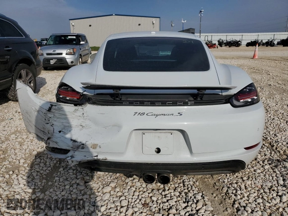 2018 Porsche 718 Cayman S z VIN WP0AB2A85JK278431, wystawiony jako Copart lot #44739785 z przebiegiem 19 324 mil mil oraz Szkoda całkowita • Salvage title. Historia ofert i sprzedaży dostępna na DreamBid. Obrazek 6.