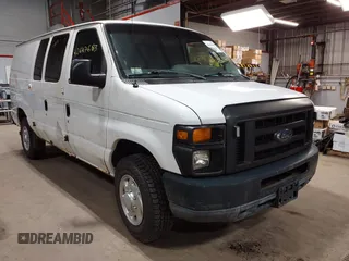 2011 Ford Econoline Cargo Commercial with VIN 1FTNE2EL1BDA18380, listed as a IAAI auction lot 42647683 with 123,507 mi miles and . Bid and sale history available at DreamBid. Image 1.