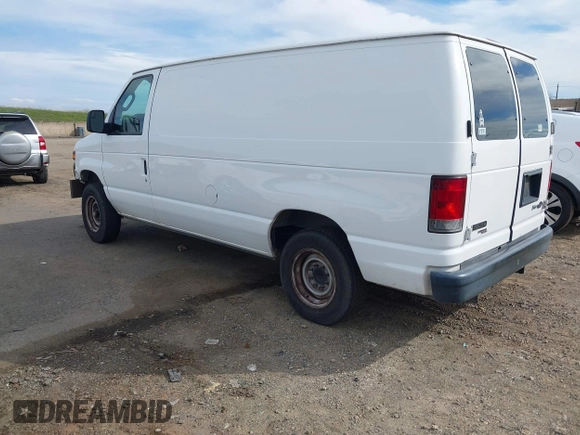2012 Ford Econoline Cargo Commercial with VIN 1FTNE1EW0CDB06455, listed as a IAAI auction lot 41666172 with 270,816 mi miles and . Bid and sale history available at carsss.com. Image 3.