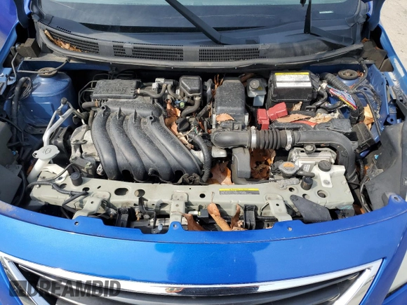 2014 Nissan Versa SV with VIN 3N1CN7AP7EL854158, listed as a Copart auction lot 48670005 with 0 mi miles and Salvage Title. Bid and sale history available at carsss.com. Image 11.
