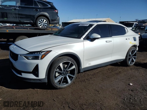 2021 Polestar 2 Launch Edition with VIN LPSED3KA0ML006413, listed as a Copart auction lot 43649695 with 30,407 mi miles and Salvage Title. Bid and sale history available at DreamBid. Image 1.