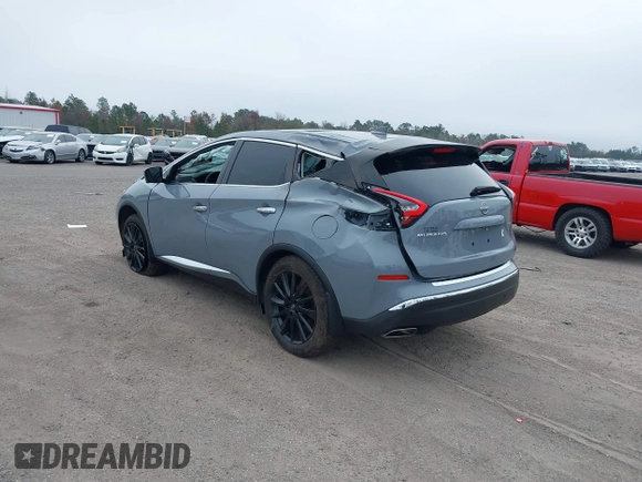 2023 Nissan Murano SL with VIN 5N1AZ2CJXPC131449, listed as a IAAI auction lot 41177130 with 19,474 mi miles and . Bid and sale history available at DreamBid. Image 3.