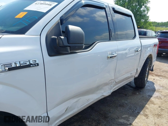 2018 Ford F-150 XL with VIN 1FTEW1EP9JKE58173, listed as a IAAI auction lot 42389998 with 129,512 mi miles and . Bid and sale history available at DreamBid. Image 6.
