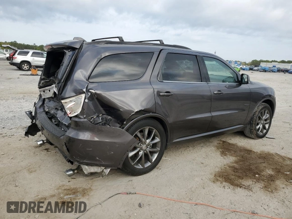 2017 Dodge Durango GT with VIN 1C4RDJDG5HC850872, listed as a Copart auction lot 50135085 with 113,469 mi miles and Salvage Title. Bid and sale history available at carsss.com. Image 3.