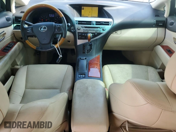 2010 Lexus RX 350 with VIN 2T2BK1BA4AC057366, listed as a Copart auction lot 68833504 with 245,016 mi miles and Salvage Title. Bid and sale history available at carsss.com. Image 8.