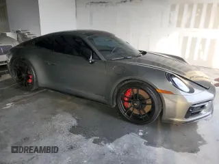 2023 Porsche 911 Carrera S with VIN WP0AB2A97PS220998, listed as a Copart auction lot 74458134 with 0 mi miles and Salvage Title. Bid and sale history available at carsss.com. Image 4.