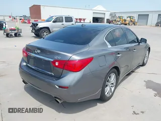 2014 Infiniti Q50 Premium with VIN JN1BV7AP5EM675859, listed as a IAAI auction lot 42031960 with 110,149 mi miles. Bid and sale history available at carsss.com. Image 4.