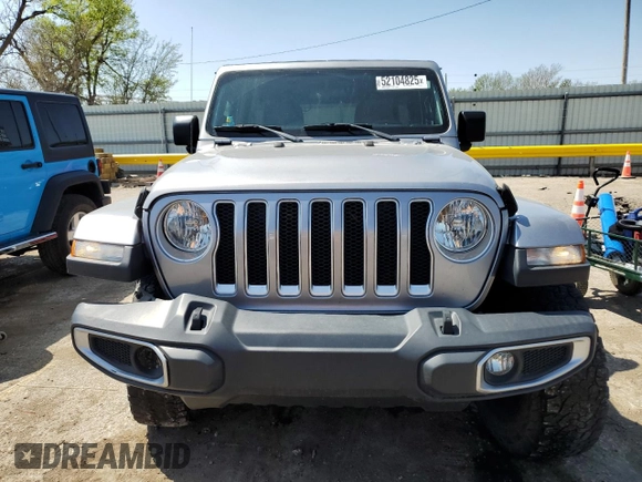 2019 Jeep Wrangler Unlimited Sahara with VIN 1C4HJXEN4KW507772, listed as a Copart auction lot 52104825 with 74,527 mi miles and Clean title. Bid and sale history available at DreamBid. Image 5.