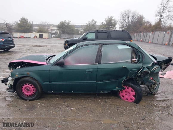 1999 Honda Civic VP with VIN 2HGEJ6610XH536119, listed as a IAAI auction lot 41524332 with 160,471 mi miles. Bid and sale history available at carsss.com. Image 14.